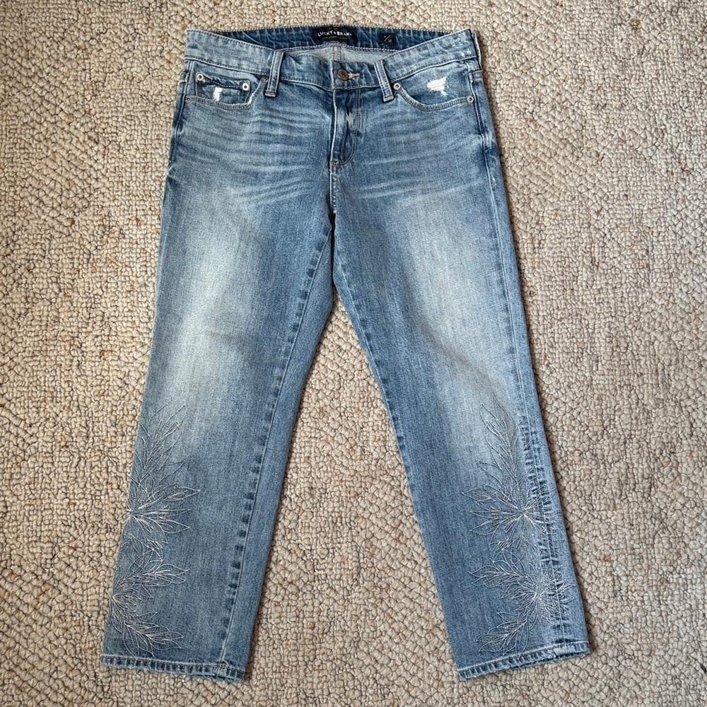 Lucky Brand Light Blue Ankle Jeans